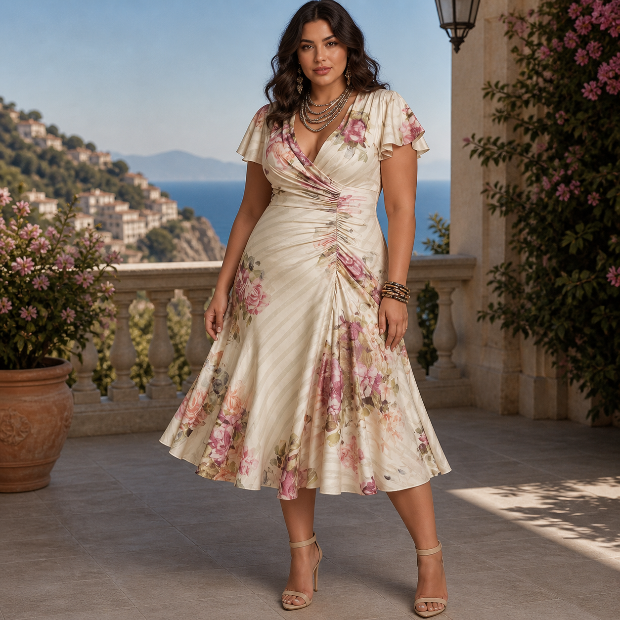 FLOWER - Abito Elegante
